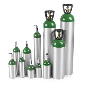 Types of medical oxygen cylinders