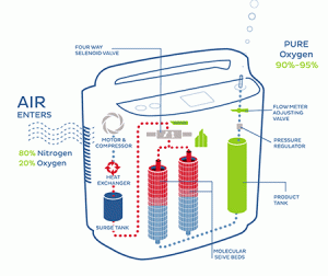 The Process of How Oxygen Concentrators Work
