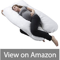 Pregnancy Maternity Pillow with Contoured U-Shape by Bluestone